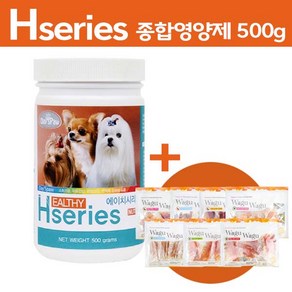 [데이스포] [펫 파라다이스]에이치시리즈 뉴트리(종합영양제) 500g + 와구와구 사사미 300g 랜덤 1개