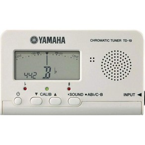 YAMAHA 야마하 크로매틱 튜너 화이트 TD-19WH