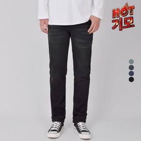 남자 빅사이즈 겨울 데님 팬츠 S-4XL 룰스 기모 청바지 4colo