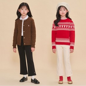 빈폴 BEANPOLE KIDS 24FW 여아 밍크퍼 부츠컷 팬츠 2종 택1 412960