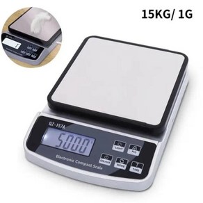 커피저울 주방저울 전자저울 체중계 USB 충전 정밀 밸런스 식품 가정용 스마트 디지털 베이킹 10KG 5KG 3KG, 없음, 없음, 3) 15KG  1G