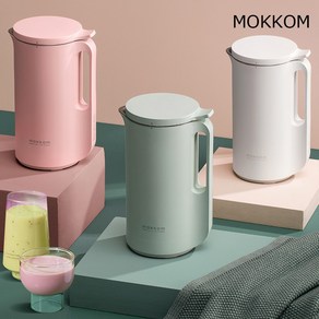 MOKKOM 휴대용 미니 두유제조기 MK-240A 또우장지 두유기 1~2인용 350ML, MOKKOM 휴대용 미니 두유제조기 화이트