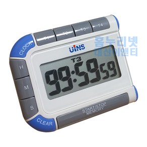 4채널 타이머 UINS 2530 스톱워치, 1개