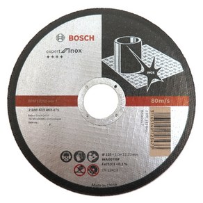 BOSCH 절단석5인치(스텐용)(10pcs)(내경22.23mm), 10개