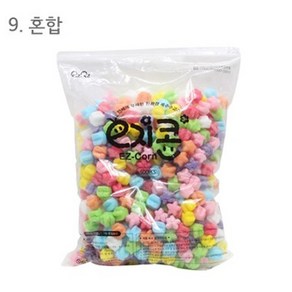 (OH) 이지콘 블록 모양콘 별 리필 500pcs, 혼합, 1개