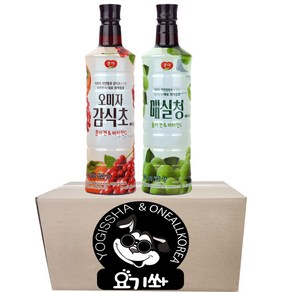 [요기쏴] 광야식품 오미자 감식초 베이스 970ml 매실청 베이스 970ml, 1세트, 1.94L