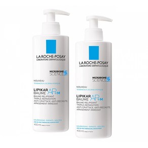 LA ROCHE POSAY 프랑스 정품 라로슈포제 리피카 밤 AP+ 400ml 2개세트, 2개