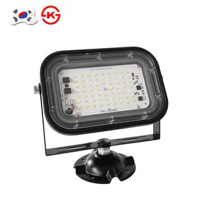 국산 AC LED 노출투광기 40W 냉동창고용 방수 고역률, 1개, 흑색 주광색