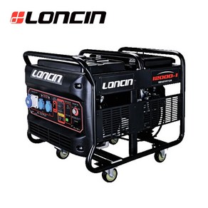 LONCIN 론신 산업용 저소음 발전기 LC12000-1 3상발전기 삼상 오픈형 현장용 공사용 낮은진동 큰파워, 1개