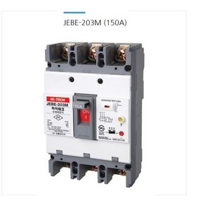 JEBE-203M JEBE-204M 3P 4P 225AF 고차단누전차단기 누전감도조절형, 1개