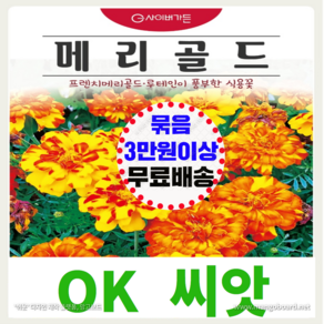 [OK씨앗] [메리콜드] 메리골드(공작초)씨앗 종자(오케이씨앗), 1개