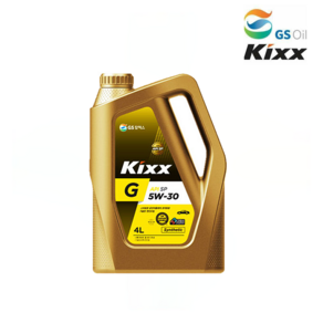 GS칼텍스 KIXX 킥스 G1 SP 5W30 4L 가솔린 엔진오일, 1개