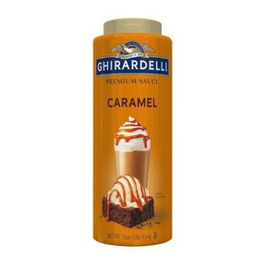 GHIRARDELLI 프리미엄 캐러멜 소스 473.2ml16온스, 1개, 454g