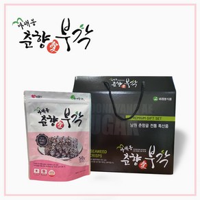 놀면 뭐하니 바래봉춘향애김부각 선물셋트 대, 650g, 1박스