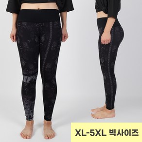 여성 요가바지 빅사이즈 ~5XL 필라테스 레깅스 트레이닝복 운동복 피트니스 헬스복