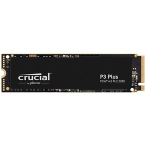 마이크론 Cucial P3 PLUS M.2 2280 NVMe SSD, CT1000P3PSSD8, 1024GB