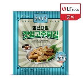 청년다방 깻잎고추튀김 300g, 1개