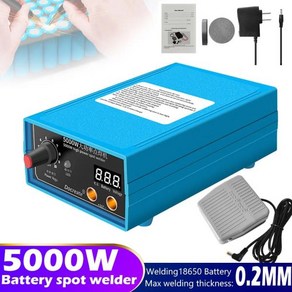 미니 스폿 용접기 5000W DIY 키트 18650 배터리 팩 용접 도구 휴대용 스폿 용접 기계 펜 니켈 스트립 포함