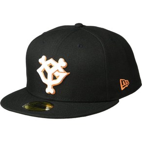 NEW ERA 뉴에라 59FIFTY 요미우리 자이언츠 야구 모자, 60.6cm 블랙, 1개