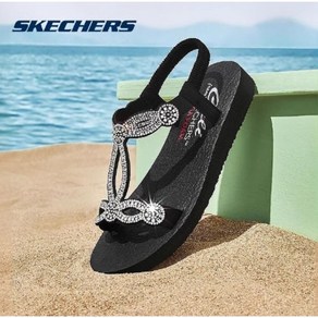 [S]스케쳐스 여성용 Skechers 24년여름 다야포인트 초경량 캐주얼 샌들 비치샌들(사은품증정)