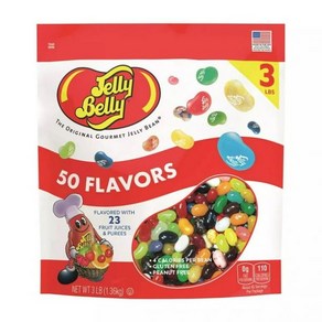 Jelly Belly 젤리빈 대용량 젤리벨리 50가지 맛 고급 젤리빈 3파운드, 1개