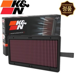 K&N 33-5112 순정형 에어필터 제네시스 GV80 2.5 터보, 1개