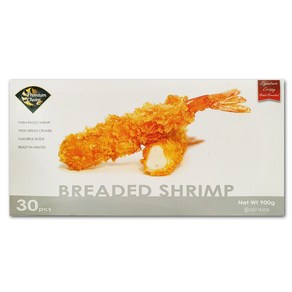 코스트코 BREADED SHRIMP 튀김용새우 900g 브레디드 쉬림프 흰다리새우 새우튀김 맥주안주 간식 야식 파티, 1개