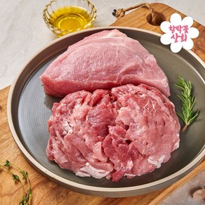 [한돈] 무항생제 뒷다리살 500g 불고기, 1개