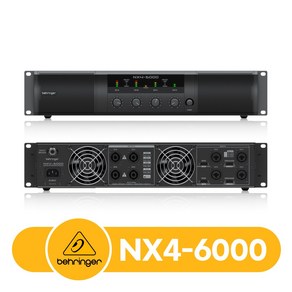 베링거 NX4-6000 파워 앰프 4채널 6000W 매장 무대 행사용 앰프 [공식인증점]