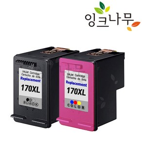 삼성 INK-M170 M170XL C170XL SCX-1360 SCX-1365W SL-J1760FW 프린터 복합기 전용 대용량 잉크 정품품질 정품인식, 1개, INK-C170XL 컬러(정품대비 3배 대용량)