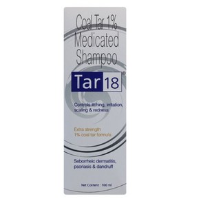 Ta 18 Medicated Shampoo with 1% Coal Ta 100 ml Shampoo, 1개, 100ml