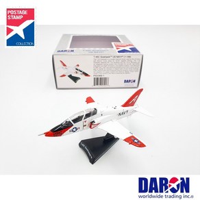 Daon 전투기모형 비행기모형 함상 훈련기 모형 고스호크 T-45C Goshawk 1/100 Postage Stamp PS5369-1, 1개