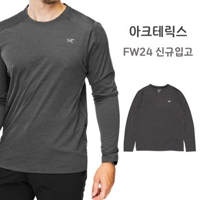 아크테릭스 긴팔 티셔츠 코막 크루 LS 남성 24FW BLACK ATOFMX9719-BHR