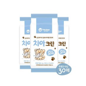 펫크린 치아크린 물티슈30매x10개세트 위생용품, 10개, 단품