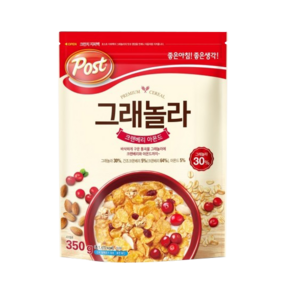 포스트 그래놀라 크랜베리 아몬드 시리얼, 1개, 350g