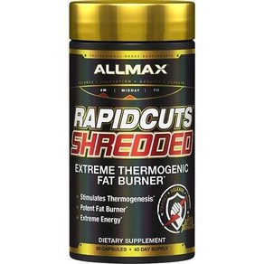 ALLMAX Nutition Rapidcuts Shedded Themogenic Fatbune 90 capsules 720207, 90정, 1개