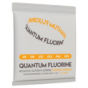 플릭 어쿠스틱기타 스트링 PLIC Quantum Fluoine Seies A 1152QF 011-052 Phospho Bonze Coating, 단품, 1개