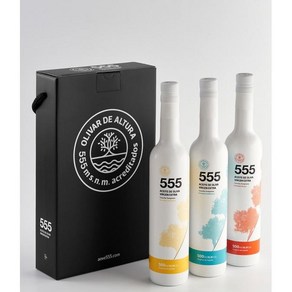 스페인 555 엑스트라 버진 올리브 오일 혼합 3종 세트, 3개, 500ml