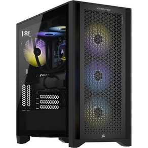 Cosai Vengeance i7400 시리즈 게이밍 PC 액체 냉각 인텔® 코어™ i7 13700K CPU NVIDIA® GeFoce RTX™ 4070 Ti 그래픽 32