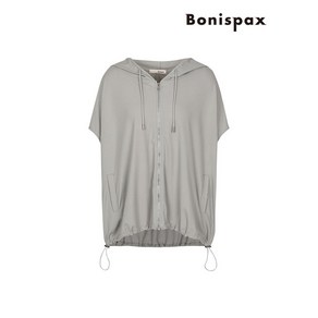 보니스팍스 본사직영 후드 저지 집업 숏 베스트-BB38VT020
