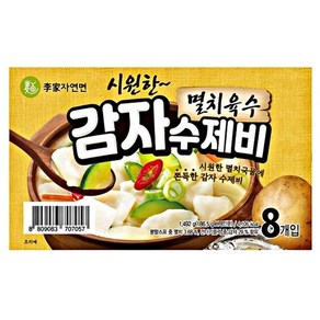 이가자연면 감자수제비 186.5g x 8개입 멸치육수 코스트코 대용량, 1.492kg, 1개