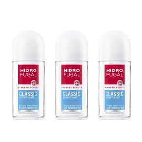 하이드로퓨갈 데오드란트 롤온, 50ml, 3개