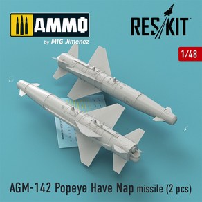 CGRS48-0146 1대48 AGM-142 팝아이 헤브 냅 미사일 - 2개 포함 F-4 F-15 F-16 F-111용, 1개