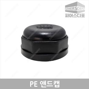 PE앤드캡 (16mm-50mm) 배관자재 관수자재마감 숫나사자재마감, PE앤드캡 25mm, 1개