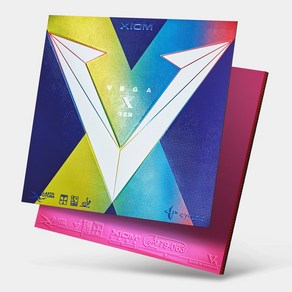 엑시옴(XIOM) 공식 본사 직영 탁구 러버 베가(VEGA) X 마젠타, 1개