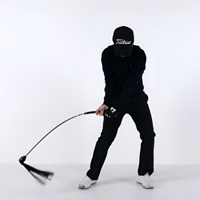 비거리 스틱 스윙연습기 이글슛 GOLF팜 국내 수작업 제작 4컬러, 1개, 레드