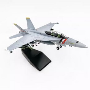 F18 F-18 슈퍼호넷 호넷 전투기 모형 밀리터리 다이캐스트 장식용 완제품 비행기 탑건, 본제품, 1개