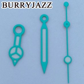 시계바늘 인테리어시계 BURRYJAZZ 야광 시계 블랙 블루 실버 로즈 골드 레드 그린 NH36 7S26 4R35 4R36, 10) Blue