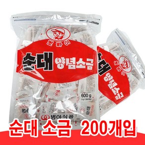 뽀빠이 순대양념소금3gx200ea 15봉(박스), 15개, 600g