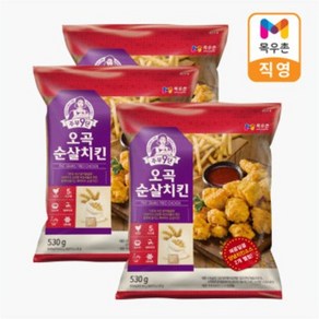 목우촌 주부9단 오곡순살치킨 530gx3개, 530g, 3개